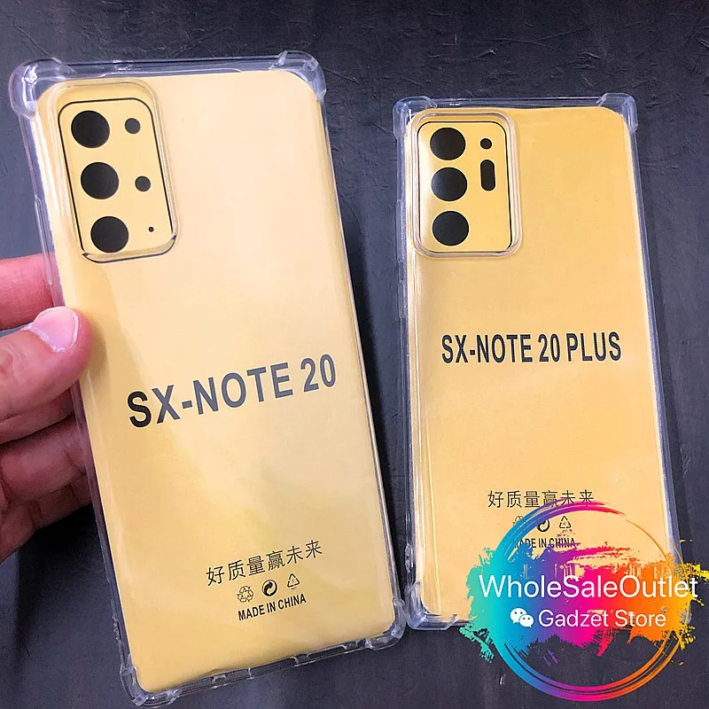 For Samsung Galaxy Note 10 / Note 10+ Plus / Note 20 Note 20 Ultra 5G Soft Clear Airbag Shockproof Tpu Silicon Case