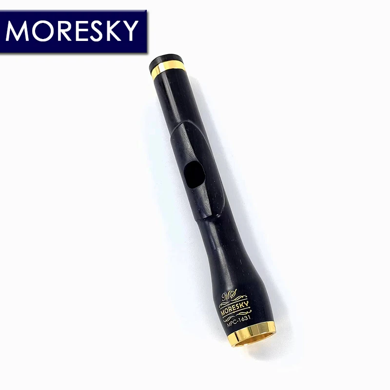 Ebony Piccolo C Key Cupronickel Gold Plated Body Material Grenadilla MPC-1631 MORESKY flute instrument wind music instrument