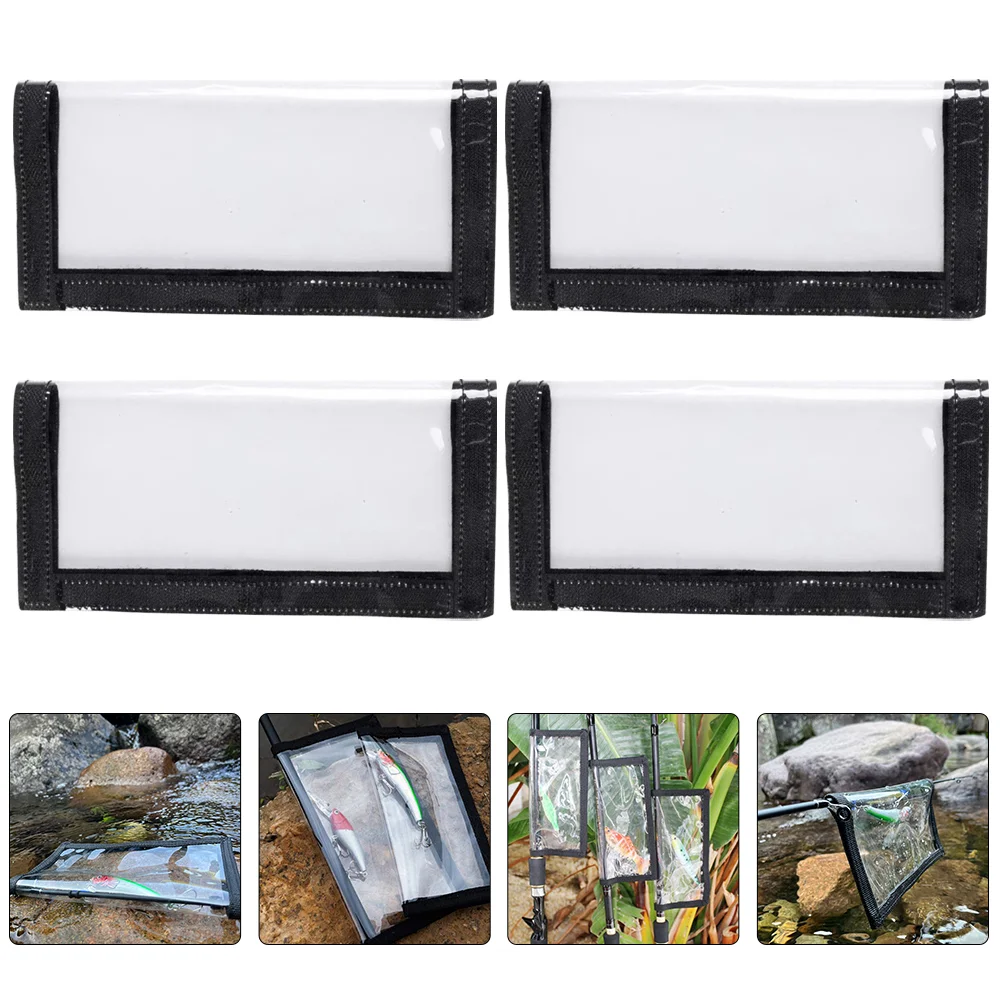 

Bait Protector PVC Storage Bag Fishing Lure Cover Transparent Hook Protective Wraps Equipment Lures