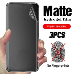 Set of 3 Matte Hydrogel Screen Protectors for Samsung Galaxy Series