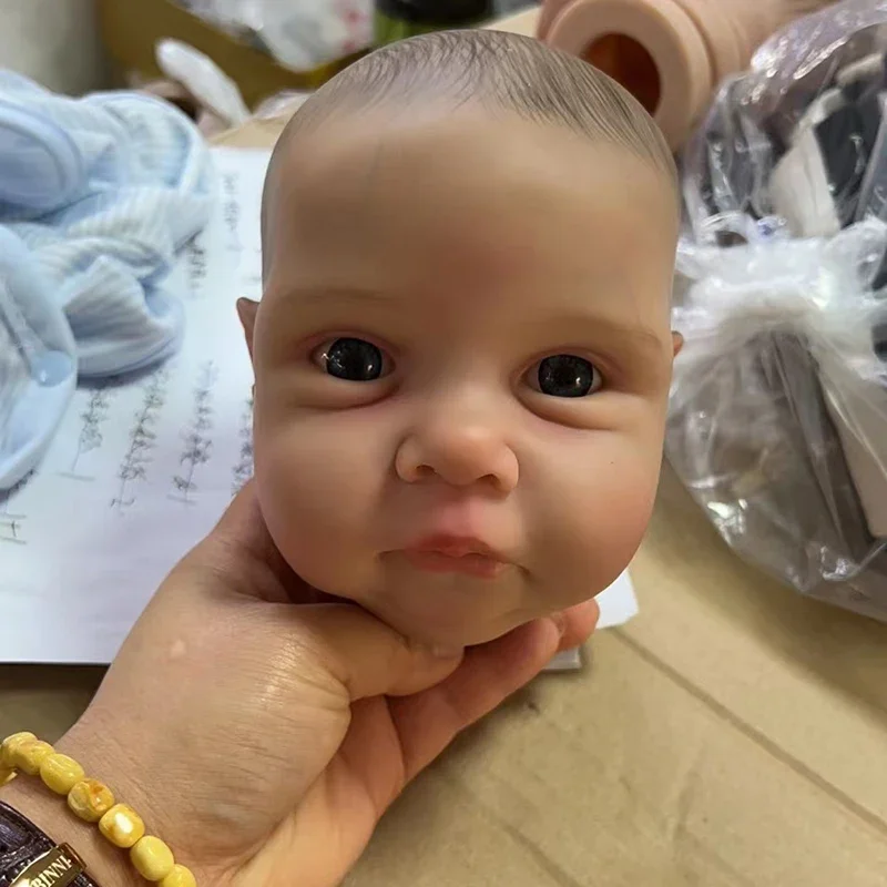 20inch Already Painted Kit Miley Reborn Doll Parts Cute Baby 3D Painting with Visible Veins Included Cloth Body and Eyes