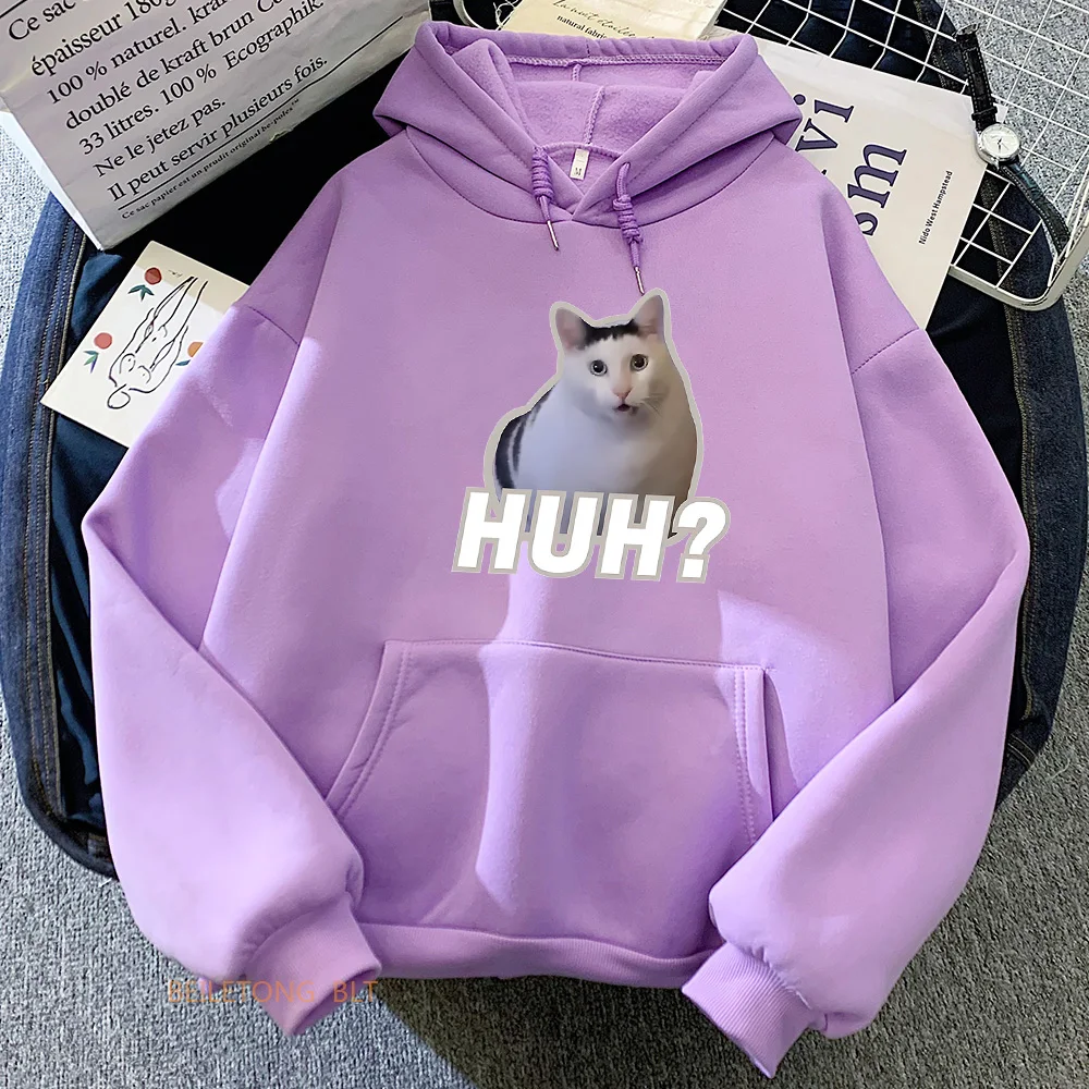 Meme Cats Hoodies Soft Fleece Cartoon Graphic Printing Sweatshirts Girls/boys Casual Long Sleeve Hooded Pullovers Spring Hoody свободная футболка puma graphic street cats пума блэк