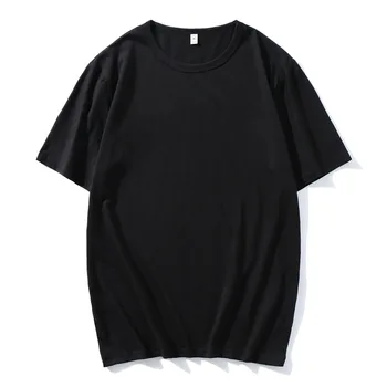 T-shirt da uomo con stampa album, girocollo in cotone, a maniche corte, vestibilità ampia, casual, unisex, streetwear