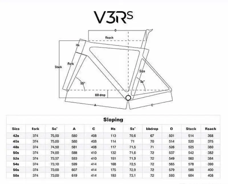 V3Rs T1100 Carbon Road Bike Frame Black And White Gradient Coating Carbon Frame + Fork + Headset + Seatpost + Clamp