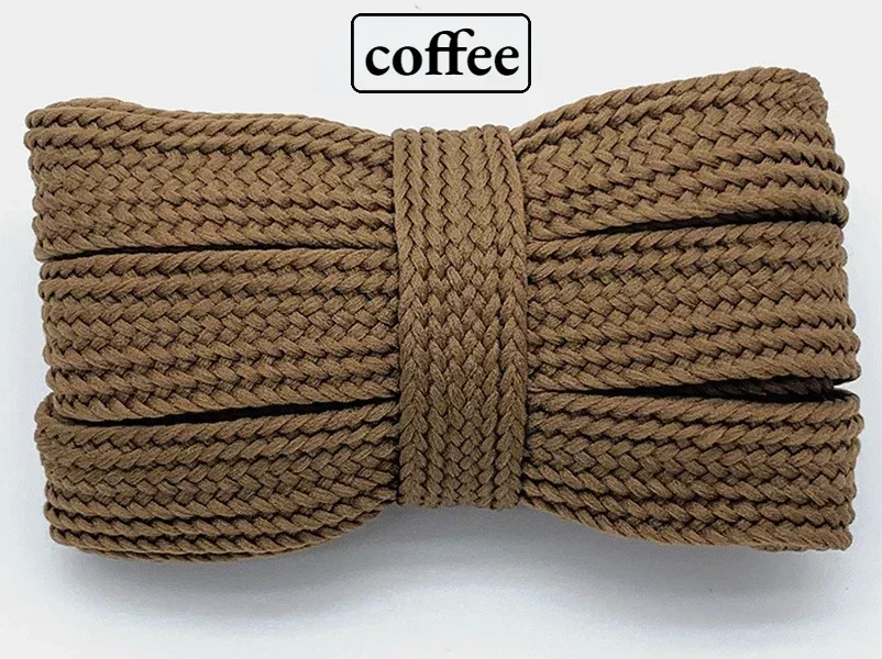 Premium Quality Colored Flat Soft Laces for Sneakers - 2cm Wide, Thickened Design