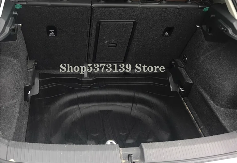 VW/Volkswagen T-ROC T ROC 2018-2022 스페어 타이어 박스 방음 코튼 트렁크 단열 폼 불꽃 소음 감소