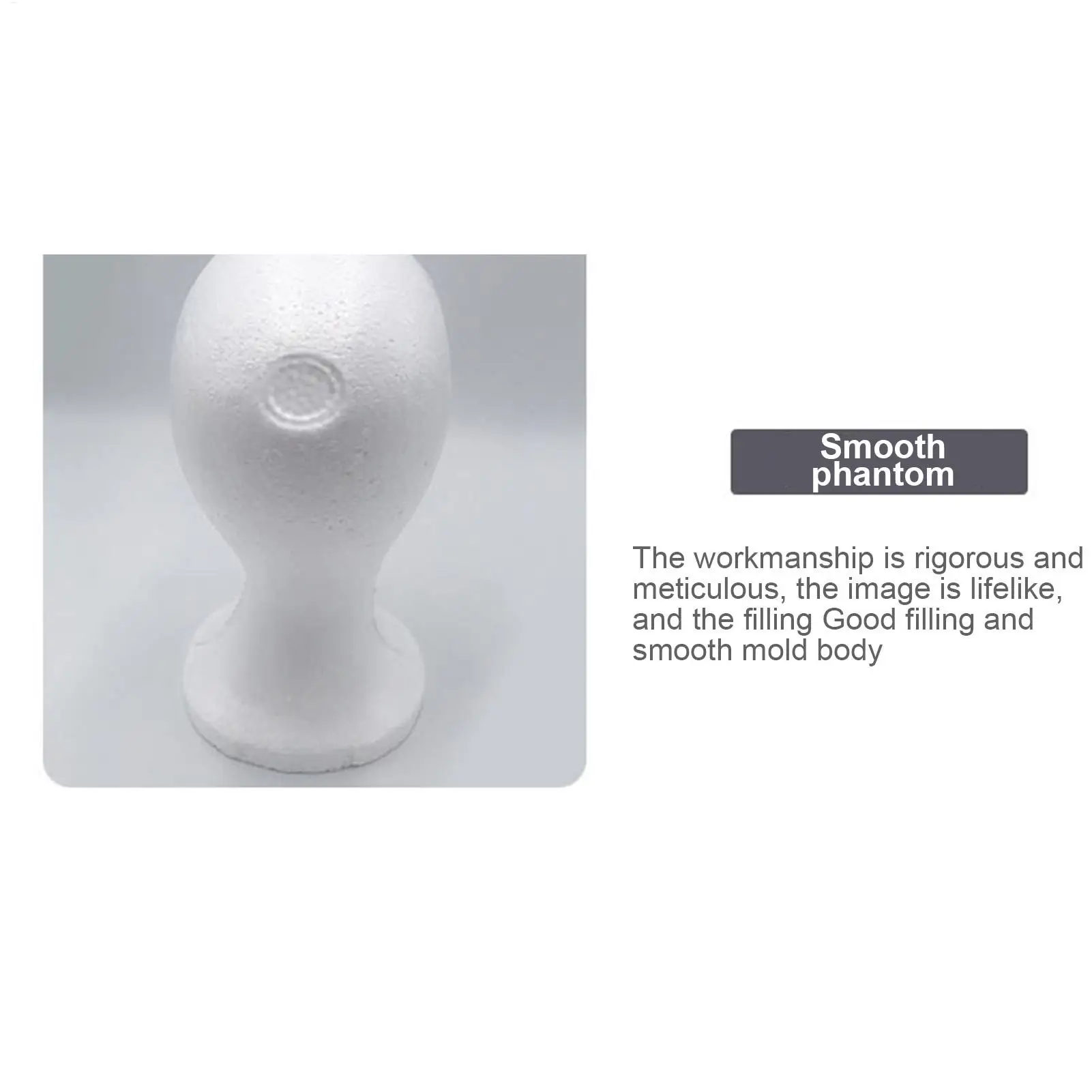 Foam Wig Head Model Mannequin Dummys Wig Glasses Hat Display Stand Rack Hairpieces Stand Holder Female Head Model Wig Display