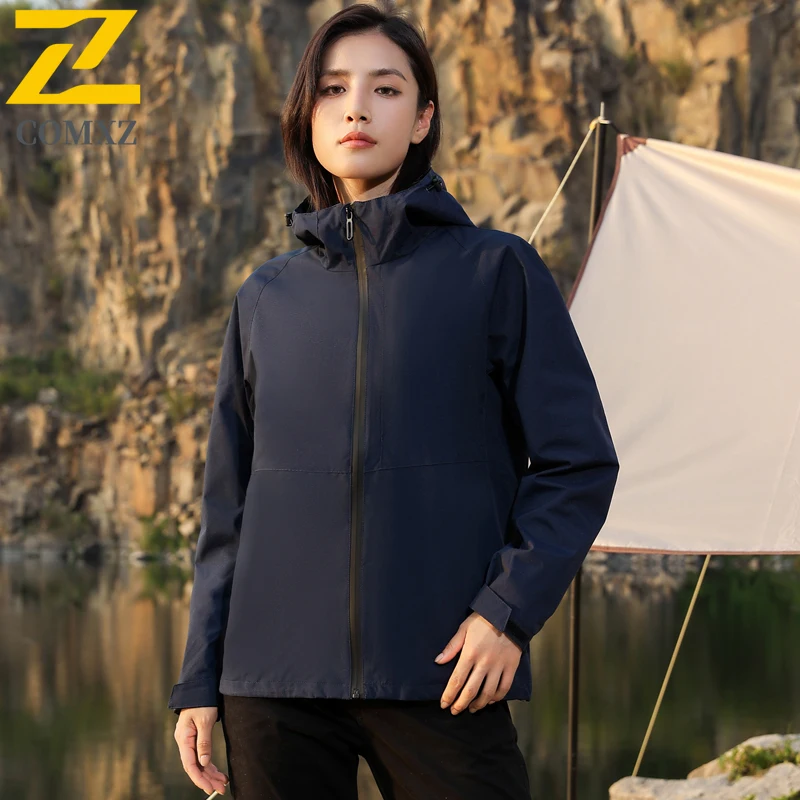 EiAO Jacket Couple's Colorblock Softshell Windproof Waterproof Breathable Outdoor Coat for Hiking Camping Fishing Lifestyle2025
