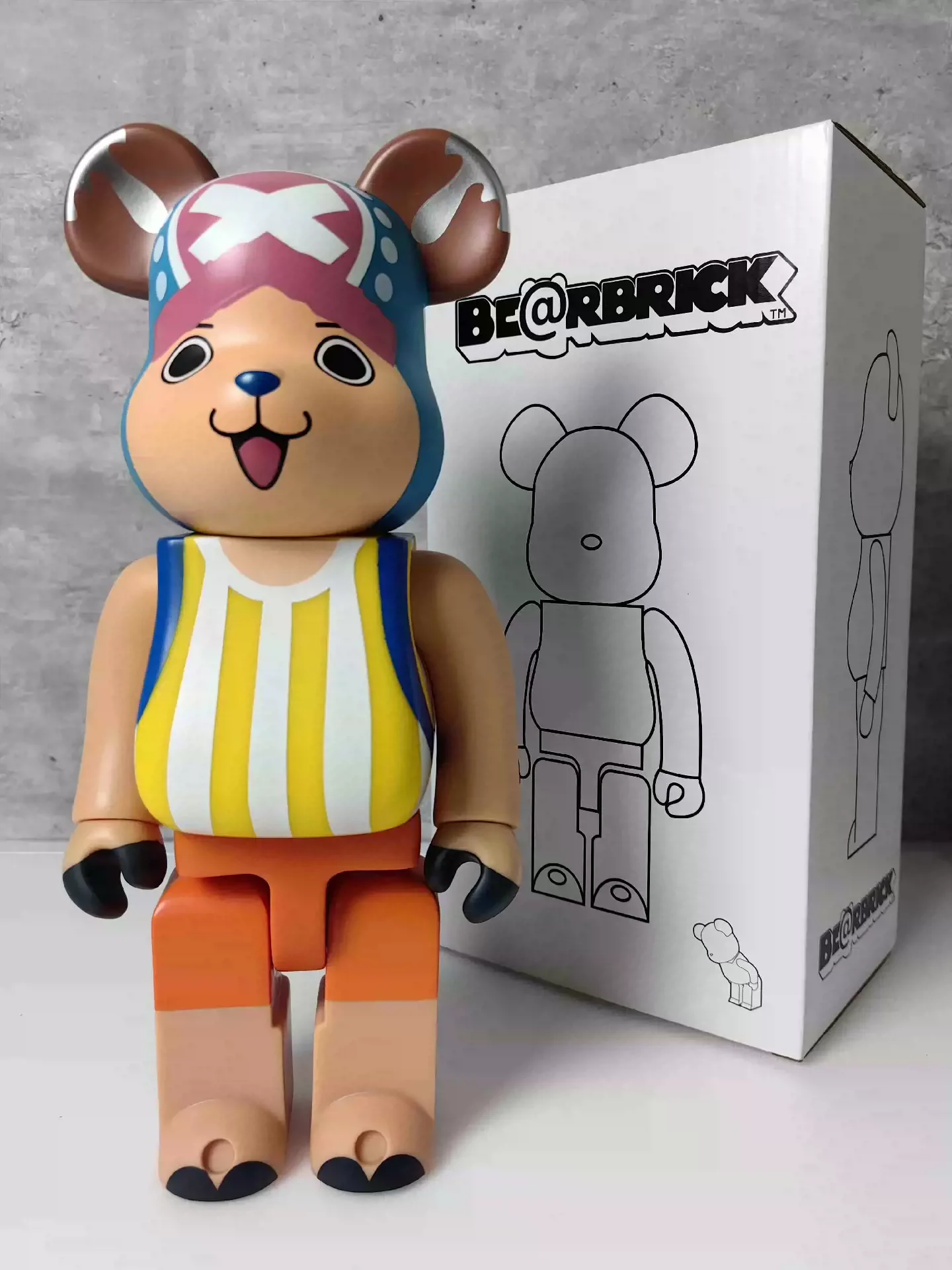 

Bearbrick 400% 28cm Chopper Christmas Eve Skull Jack Be@rbrick Holiday Gift Figure gift doll bear Joint rotation without sound