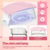 COSCELIA Manicure Set Nail Polish Set 4 Colors Gel Nail Polish with Nail Dryer Lamp Top Base Coat Tools for Nail Art 5