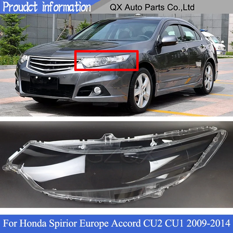Capqx Front Bumper Headlight Cover For Honda Spirior Europe Accord Cu2