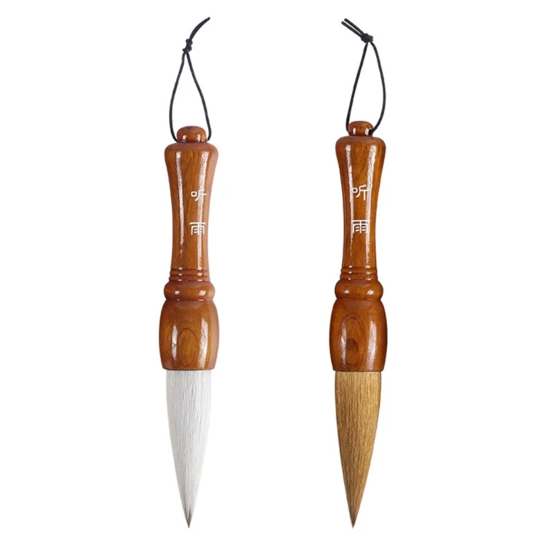 

16FB Hopper-shaped Weasel Hair Brush Chinese Brush Large Painting Writing Brush for Festival Couplets Writing