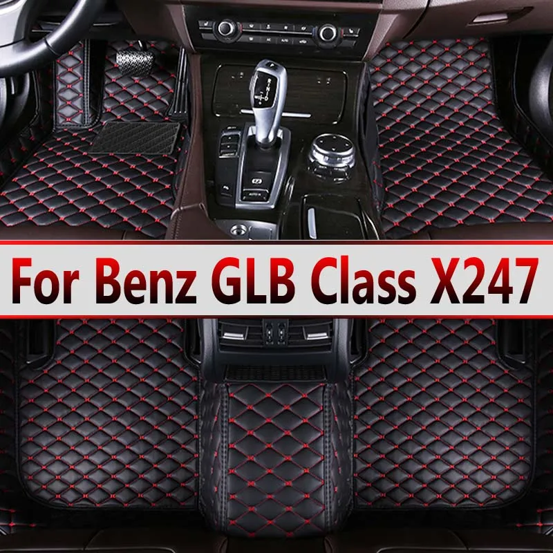 

Автомобильные коврики для Mercedes Benz GLB Class X247, пять сидений 2019, 2020, 2021, 2022, под заказ, автомобильные накладки на ножки, ковер, аксессуары