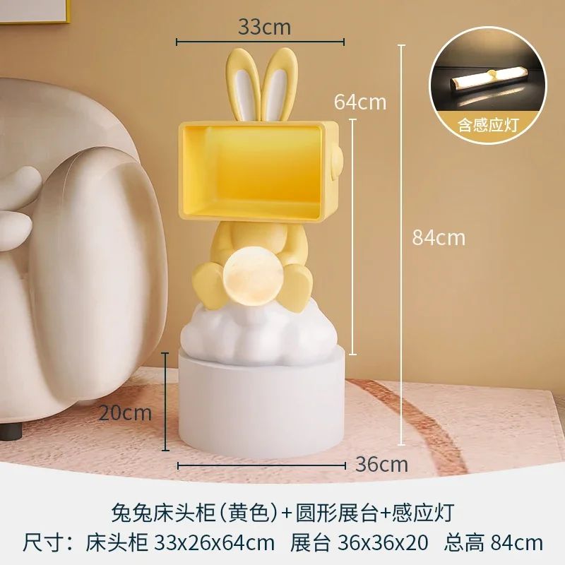 Minimalist Lamp Nightstands Living Room Small Space Kawaii Cute Narrow Coffee Bedside Table Design Bedroom Unique Furniture