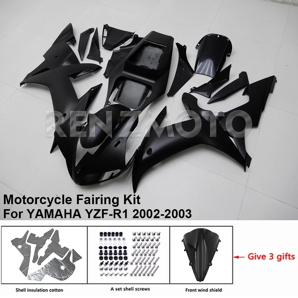 

Motorcycle Fairing Set Body Kit Plastic For YAMAHA YZF-R1 YZF R1 2002-2003 Accessories Injection Bodywork Y1003-105a