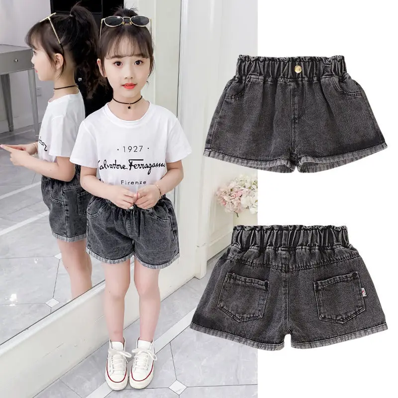 Children Summer Girls Denim Shorts 8 10 12 14 Y