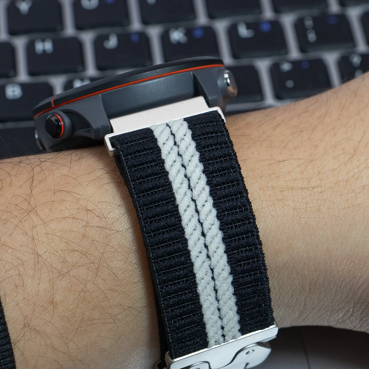 Braided Soft Nylon Sports Strap - 22mm