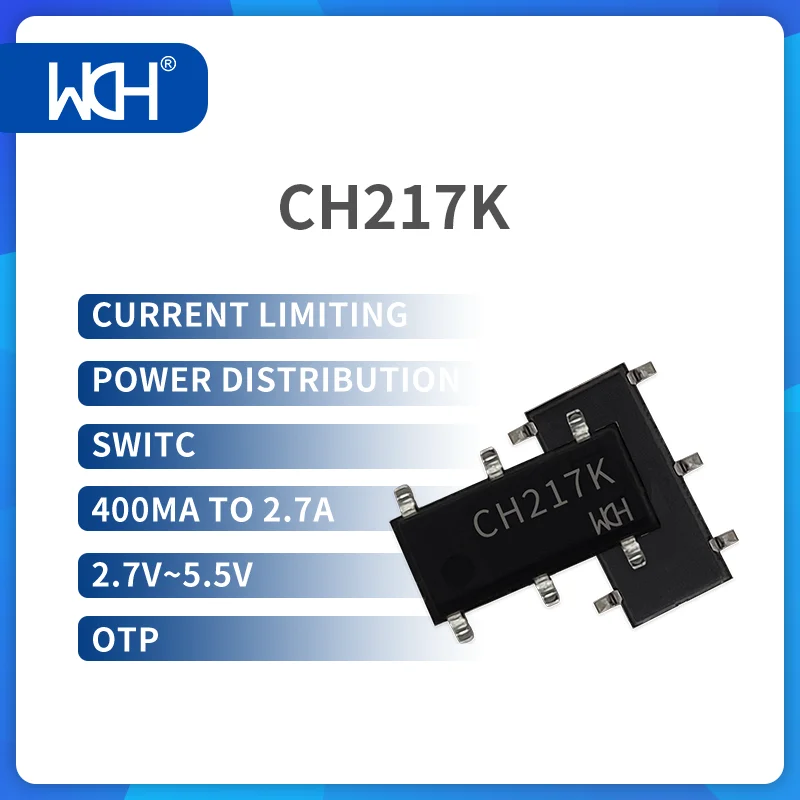 100500PcsLotCH217USBCurrentlimitingPowerDistributionSwitch