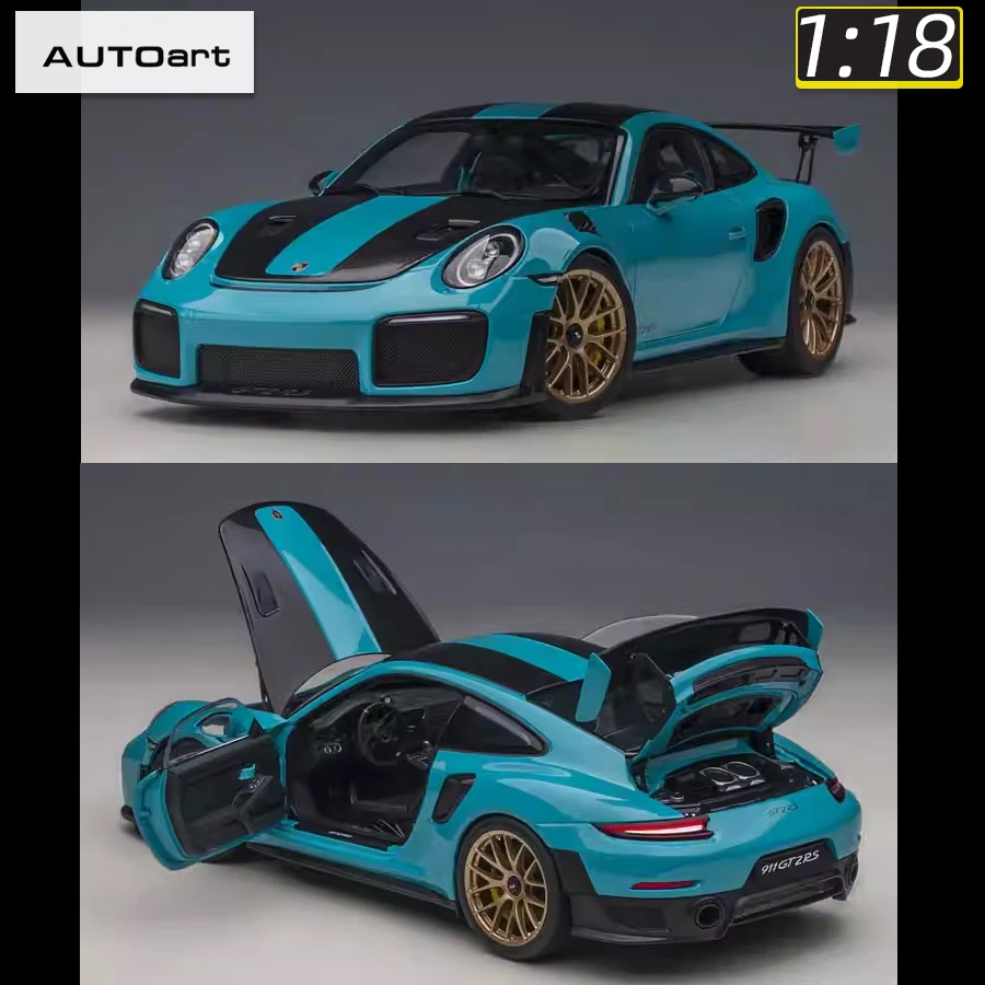 Autart 1/18 porsche 911 (991.2) gt2 rsの車モデルは、個人的な