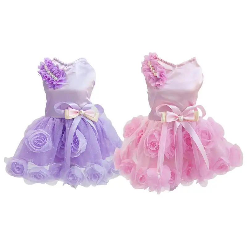 

Dog Wedding Dress Dog Princess Costume Summer Outfits Princess Costume Birthday Lace Pet Clothing ForPets Dogs Small Cats