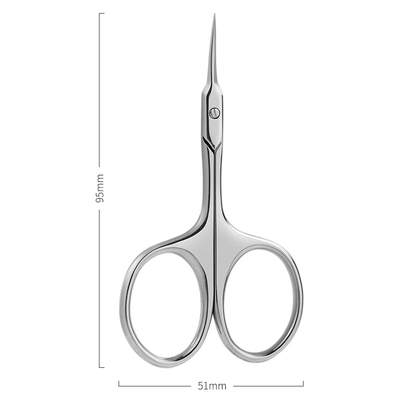 1Pcs Professional Cuticle Scissors Nipper Trimmer Stainless Steel Cuticle Clipper Cutter Manicure Nail Tools