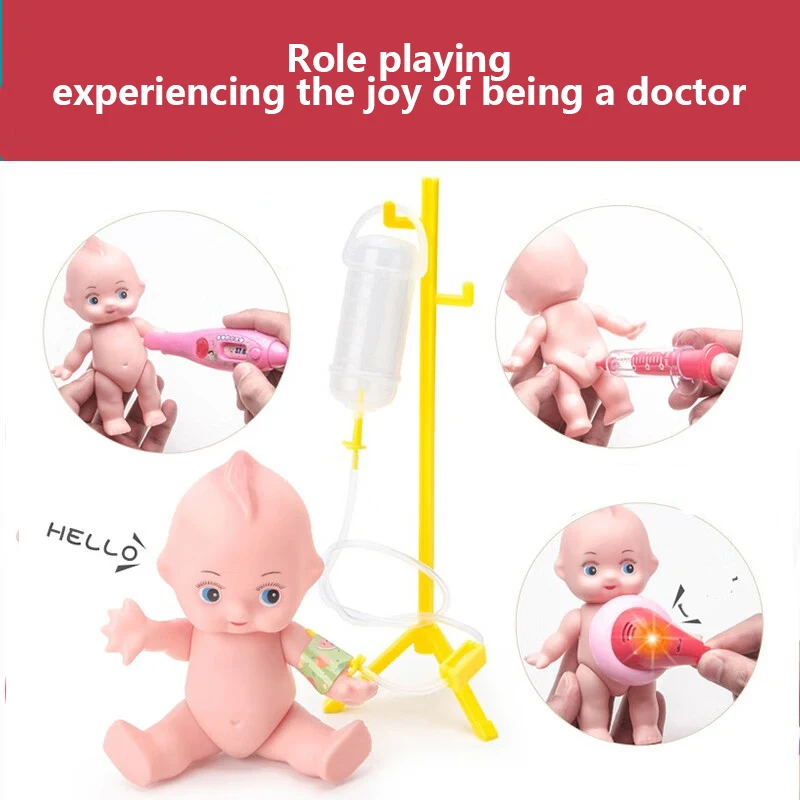 Doctor Set for Kids Pretend Play Girls Role-playing Games Hospital Accessorie Medical Kit Nurse Tools Bag Toys for Children Gift doctor play set doctor toys kit doctor nurse toys