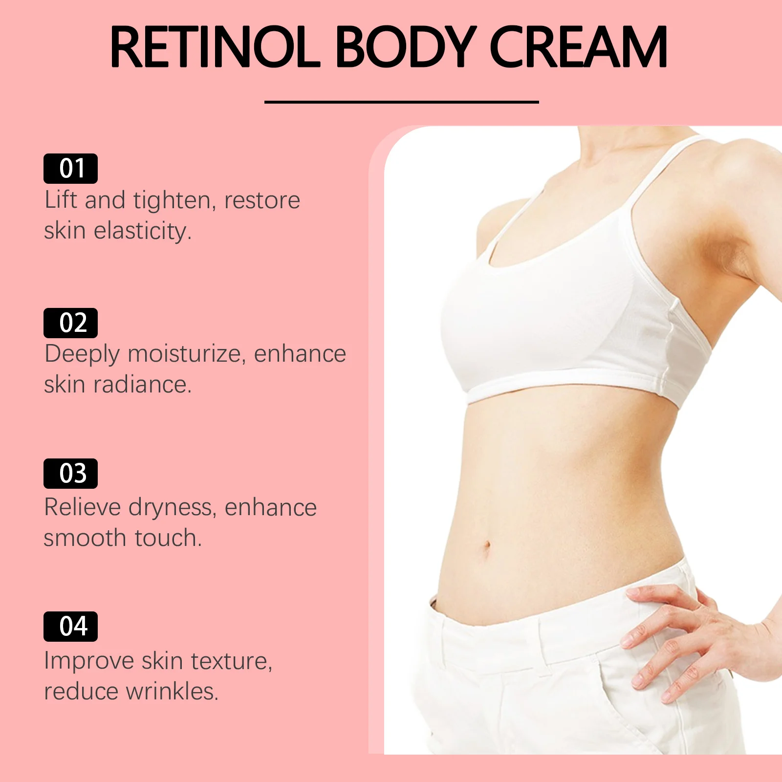 Retinol Tightening Body Lotion Anti-Wrinkle Repair Improve Sagging Skin Remove Cellulite Nourish Lift Firming Moisturizing Cream 4