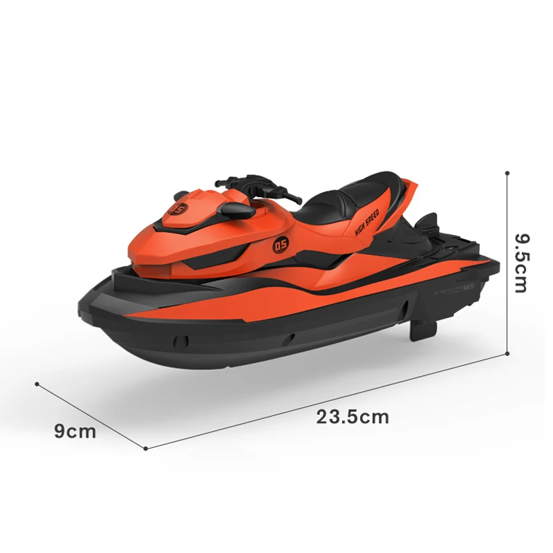 2024 New High-speed Remote Control Boat 2.4G Mini Water Electric Motorboat Remote Control Dual Motor Water Toy Game Gift 6