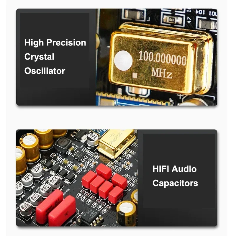 Lossless Bluetooth Audio Decoder QCC3084 Bluetooth 5.4 ES9038Q2M DAC HIFI Decoder Support APTX-HD HD Format Receiver