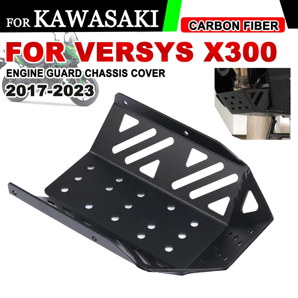 

Motorcycle Engine Protector Cover Chassis Under Guard For Kawasaki Versys X300 X 300 KLE 300 KLE300 2017 - 2022 2023 Accessories