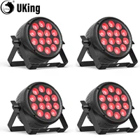 U'King 4Pcs 180W 14LED RGBW Par Lights Stage Light DMX512(4/8CH) Sound Activated DJ Lights For Party Concert Church Wedding 1