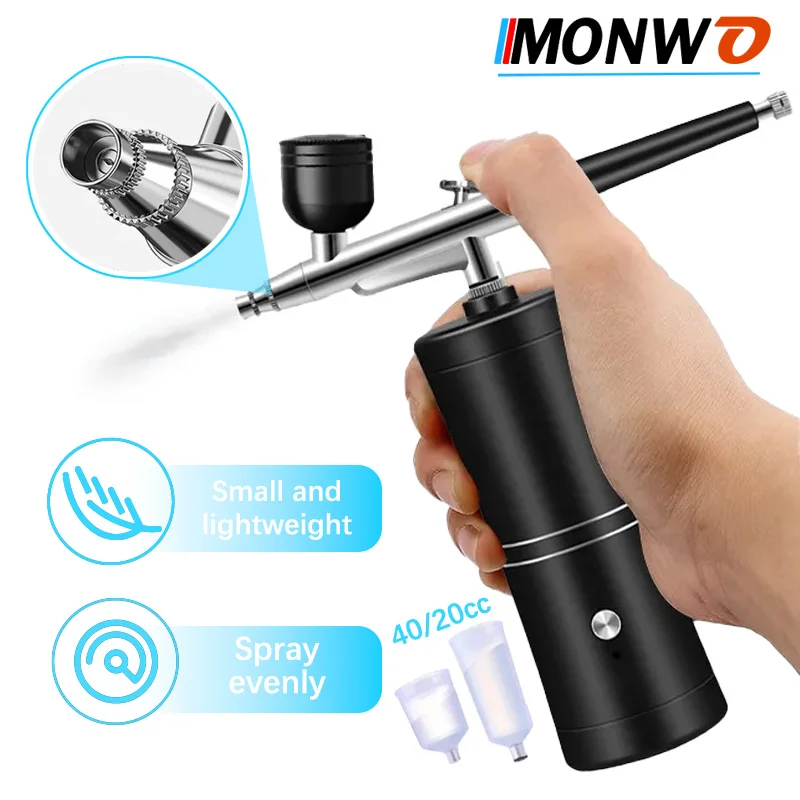 DIY portable Marker Airbrush Kit, Portable Auto Mini Cordless Air