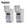 Free shipping THC15A Din Rail 2 wire Weekly 7 Days Programmable Digital TIME SWITCH Relay Timer Control AC 220V 230V 12V 24V 16A 1
