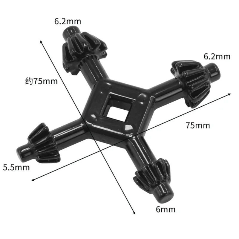 4 En 1 Llave De Mandril, Brocas De Acero Multifuncionales De 4 Vías Llave Universal Herramienta De Perforación Eléctrica Para La Mayoría De Brocas Y