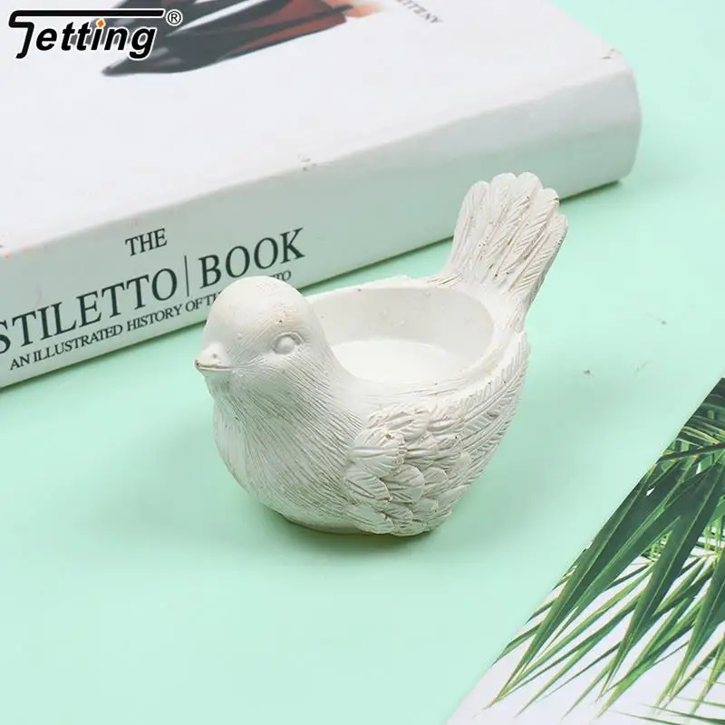 Retro Elephant ＆Bird Tea Light Candle Holder Home Decor Candlestick Home Party Favor Decor 1PC