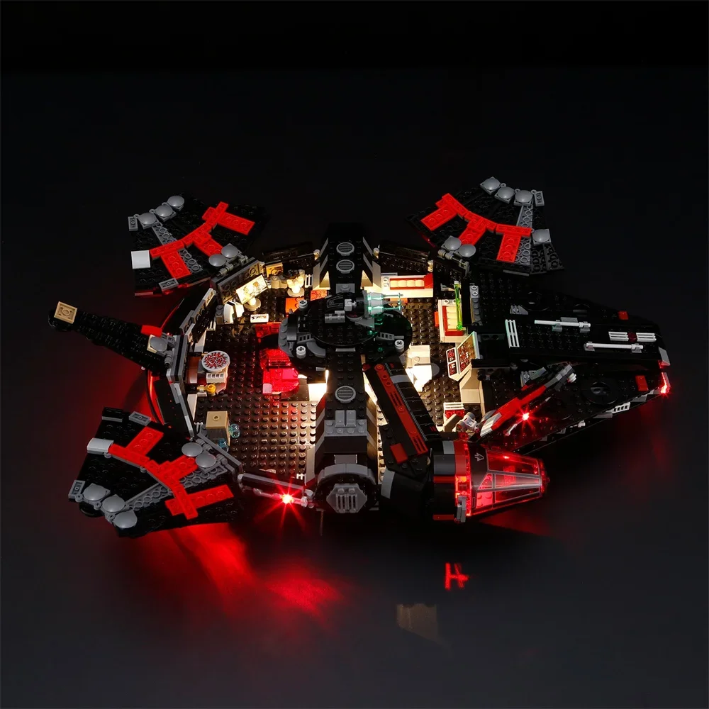 Starsing War Movie Led Light Kit For 75389 The Dark Falcon Millennium Falcon Not Building Blocks (Only Lighting Set) 4