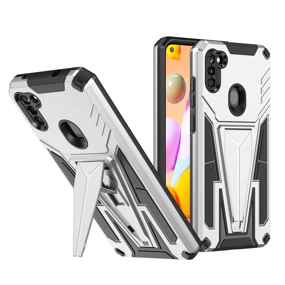 Shockproof Kickstand Phone Case For OPPO A3S A5 A9 A15 Bracket Car Holder Protective Cover For OPPO A5S A7 A12 A15S A35 Realme 2 best case for oppo