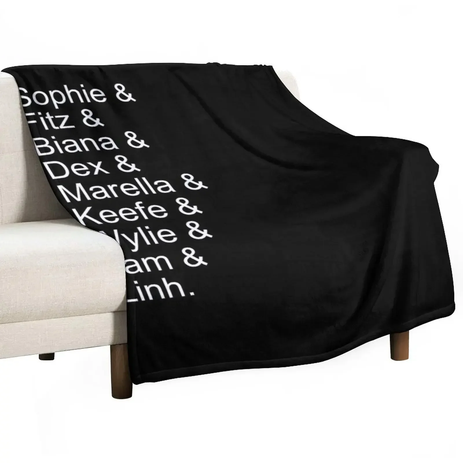 

Keeper of the Lost Cities Cast Throw Blanket Fashion Sofas Quilt Shaggy wednesday Blankets