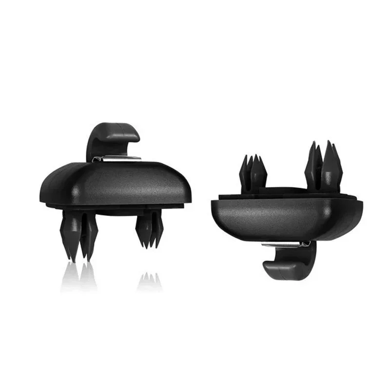 X AUTOHAUX Black Plastic Sun Visor Hook Clip For Audi A1 A3 A4 A5 Q3 Q5 S/RS Models - OE 8U0857562 8E0857562