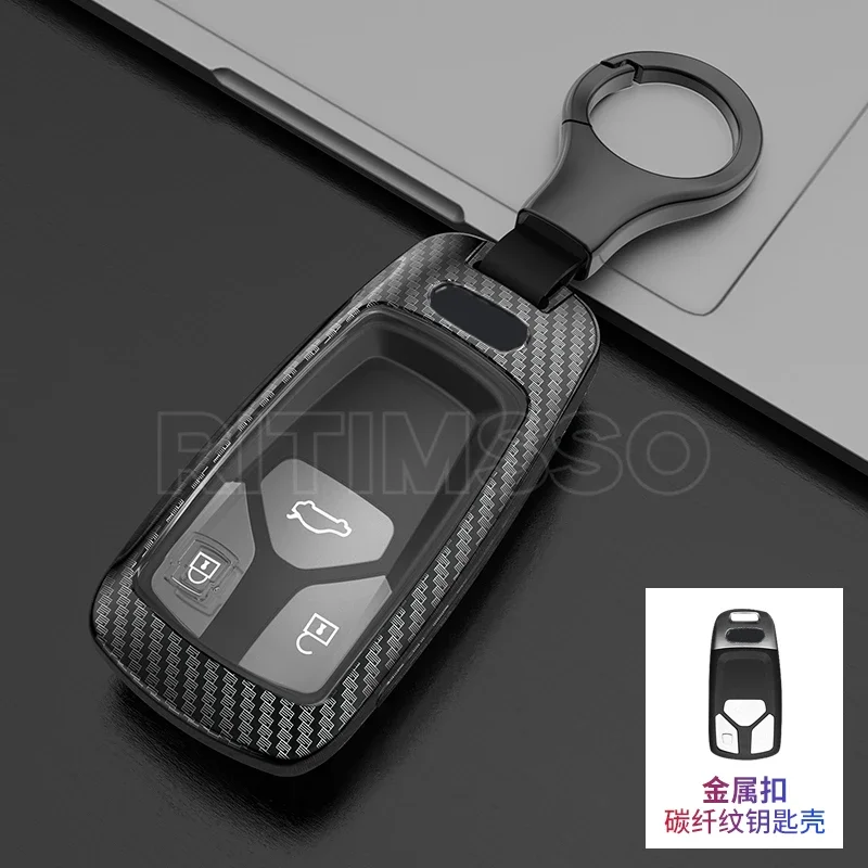 

Alloy+ TPU Car Remote Key Cover Case Shell for Audi A4 B9 A5 A6L A6 S4 S5 S7 8W Q7 4M Q5 TT TTS RS Coupe Styling Accessories