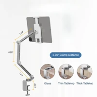 Tablet Stand Holder Tablet Desk Mount Adjustable Foldable Arm Mount with 360°Rotate, Phone Holder Tablet Stand for Desk and Bed 1