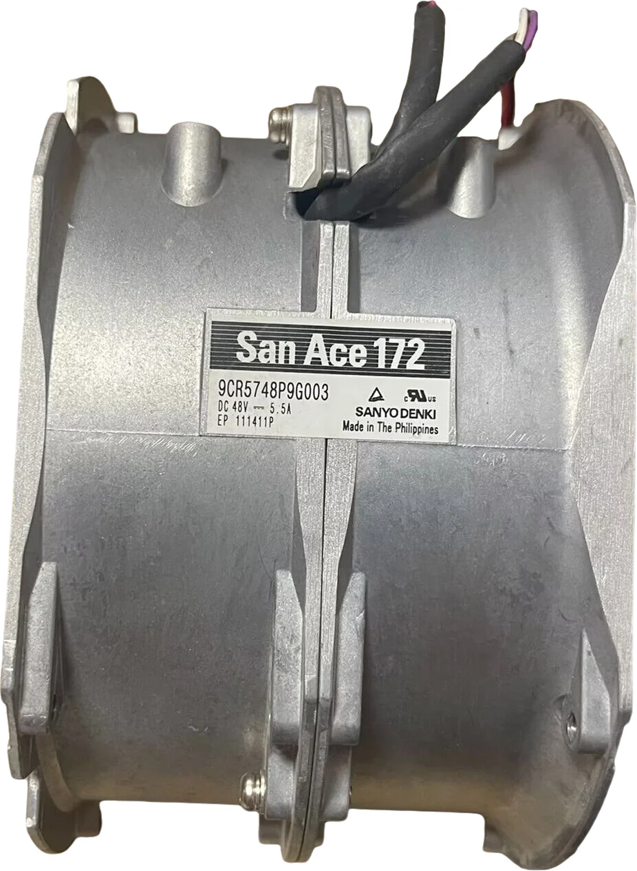 

Двойной двигатель для Sanyo 9CR5748P9G003 48V 5.5A 172x150x102 шарикоподшипник двойной инвертирующий вентилятор Супер большой объем воздуха CFM DIY Автомобильный усилитель