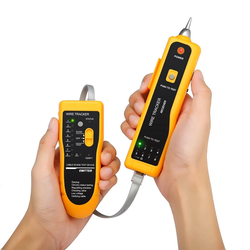 Multi-purpose Network Telephone Signal Wire Finder Checking Instrument Cable Detector Line Meter Line Finder Patrol Tester network cable tester