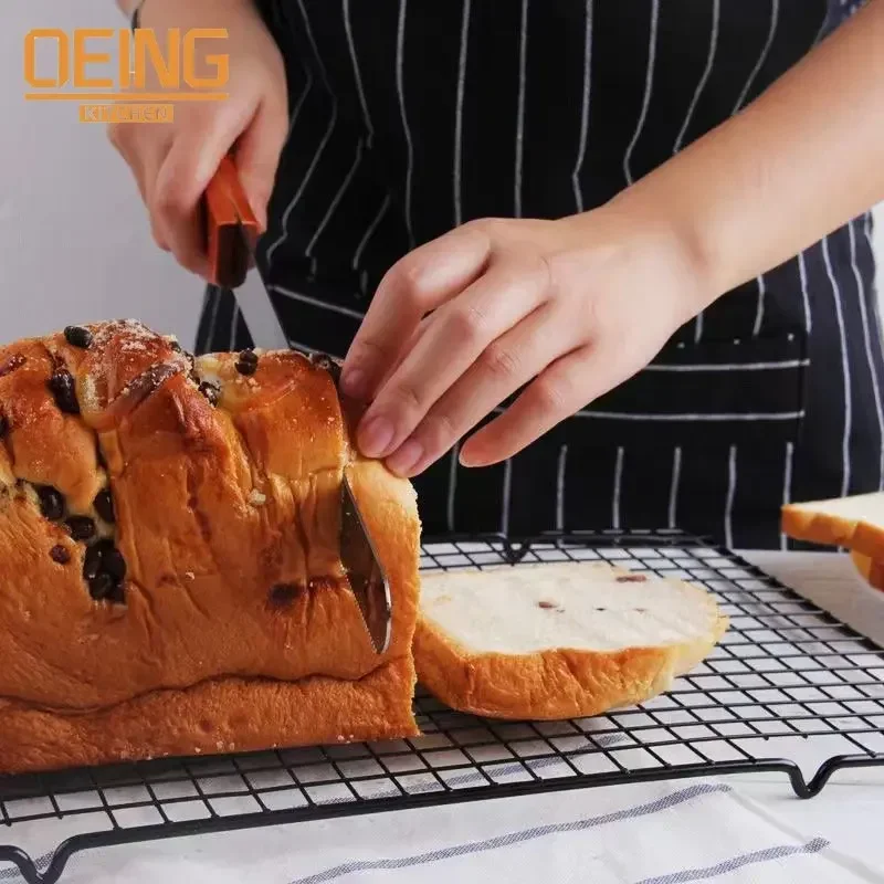 8/10/12 Inch Serrated Bread Knife Cake Cutting Knife Long Baguette Cutter Stainless Steel Loaf/Bread Slicer/Slicing baking tool,baking accessories,baking spatula,bread cutter