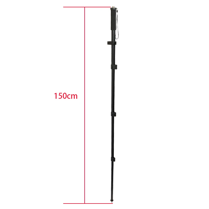 47 to 150cm Telescopic Centering Pole Portable RTK GPS Surveying Rod Aluminum Alloy Light Weight 1PCS gnss surveying rod