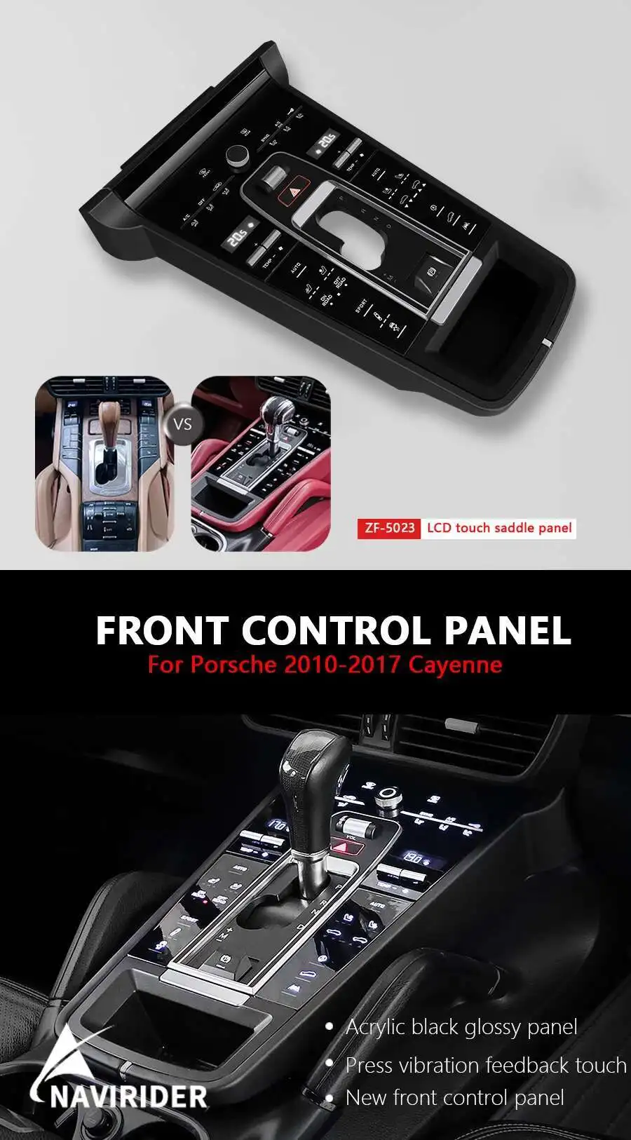 12.3inch Android 13 Car Interior Upgrade Kits For Porsche Cayenne 2010-2017 Cent