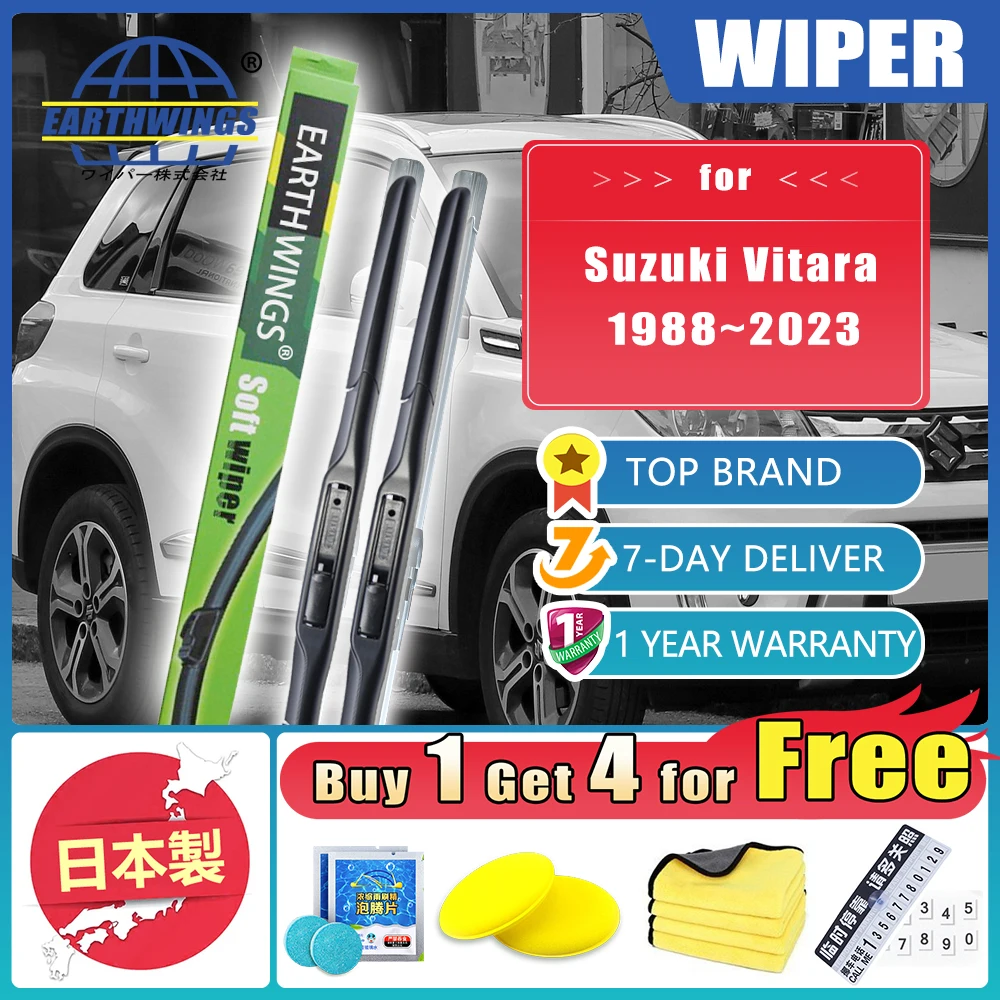 Per Suzuki Grand Vitara 2005 ~ 2017 Escudo Ly Car Anteriore Posteriore Parabrezza Spazzola Tergicristallo Accessori In Gomma Parabrezza Protettivo Pul