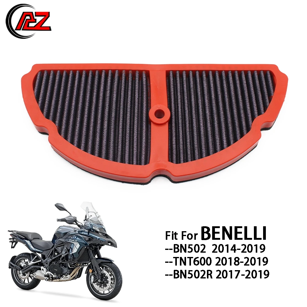 

For BENELLI BN502 2014-2019 16 TNT600 2018-19 BN502R 2017-19 BN600 BJ600 BN BJ TNT 600 502 Motorcycle Cleaner Air Filter