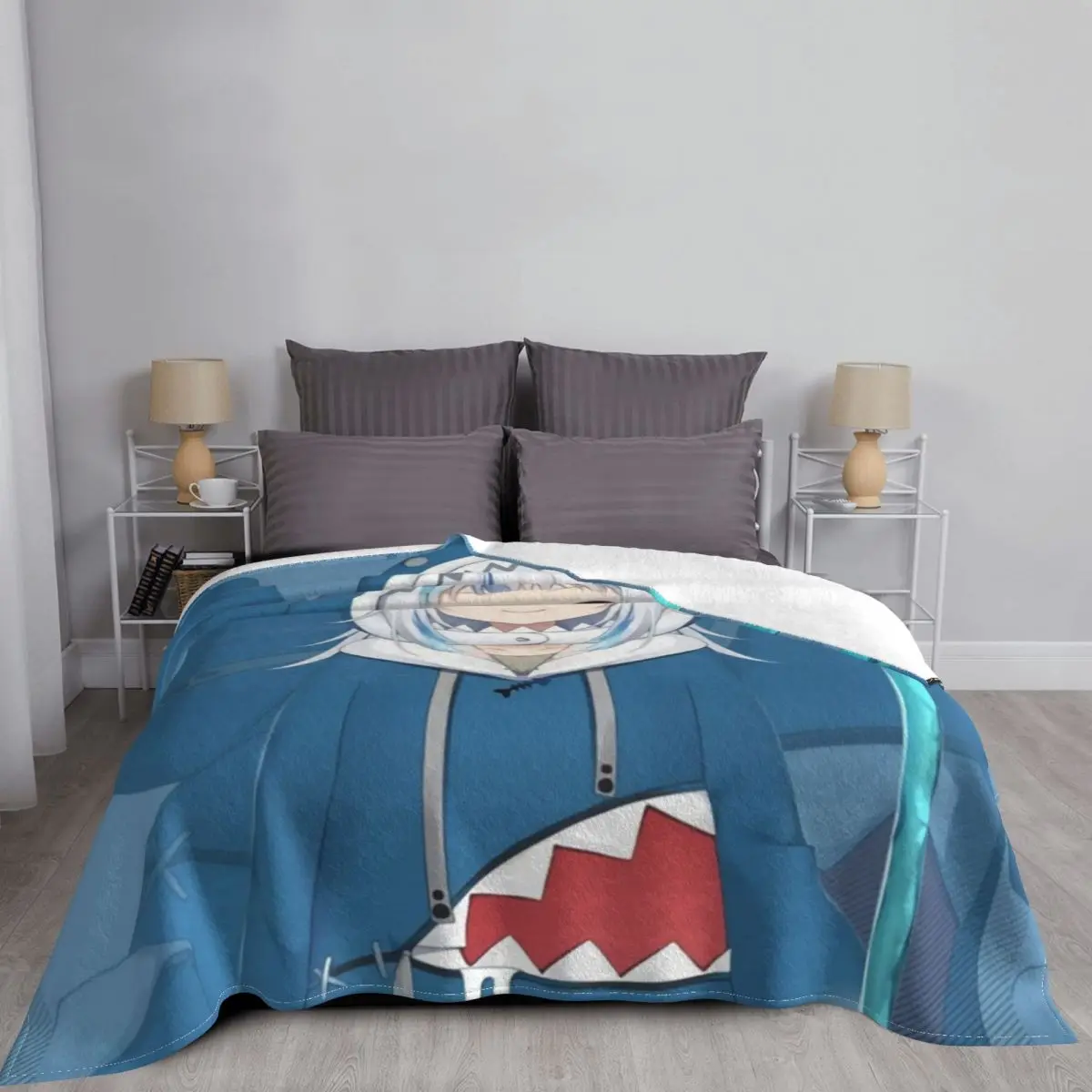 Gawr Gura ���� �μ� ���, ��� �ҳ�, �ٱ�� ���� ����Ʈ ������ ���, ħ�� ���� �̺ҿ�