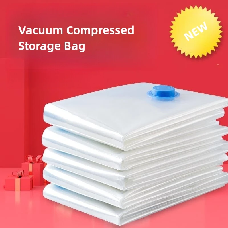 Vacuum Bag and Pump Cover for Clothes Storing Large Plastic Compression Empty Bag Travel Accessories Storage Container 3-5PCS vacuum bag